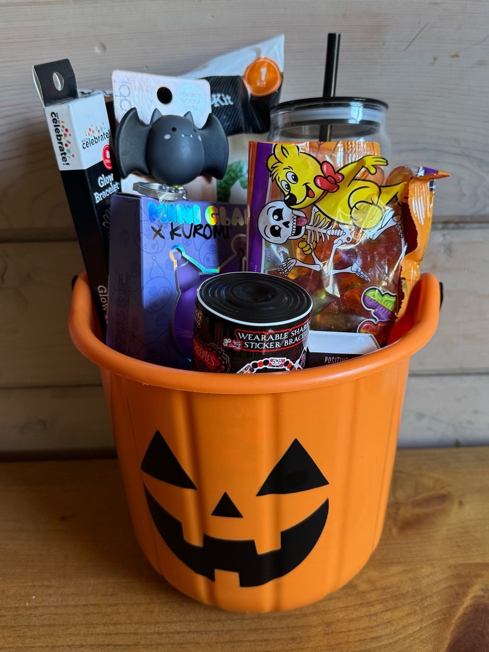 Target Orange Pumpkin Jack-O'-Lantern Treat Bucket